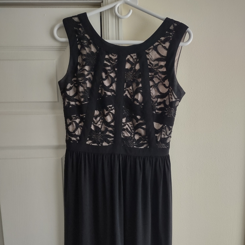 R&M Richards black lace dress